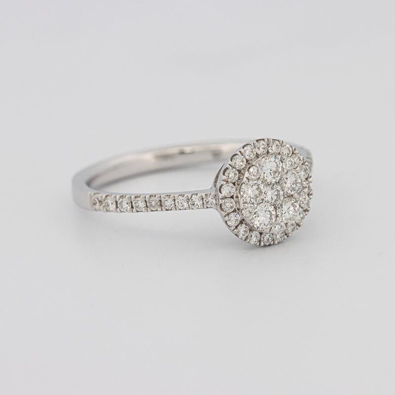invisible round diamond ring - ZIZOV DIAMONDS