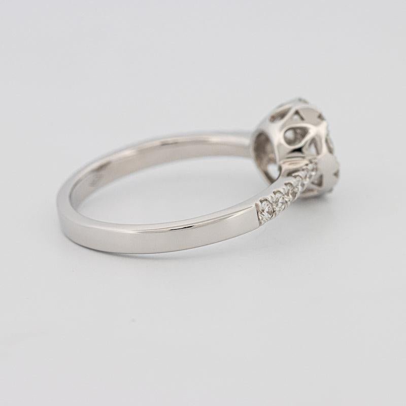 Invisible round diamond ring - ZIZOV DIAMONDS