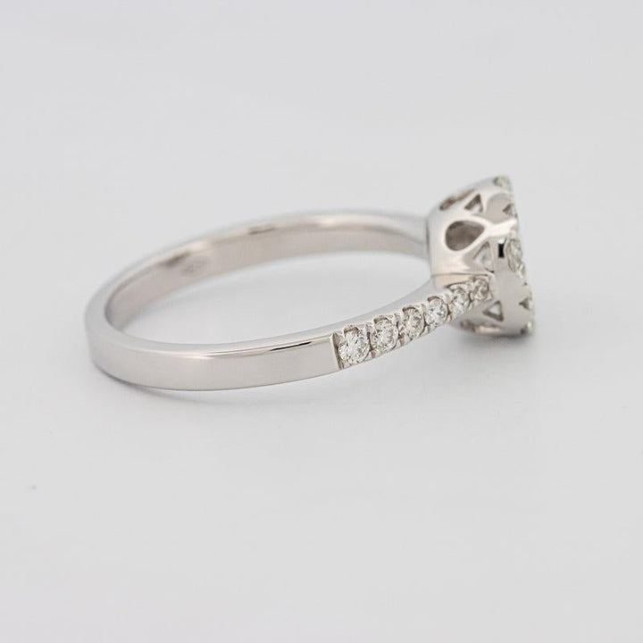 Invisible round diamond ring - ZIZOV DIAMONDS