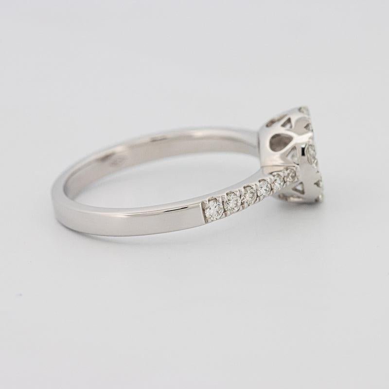 Invisible round diamond ring - ZIZOV DIAMONDS