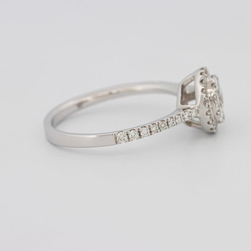invisible round diamond ring - ZIZOV DIAMONDS