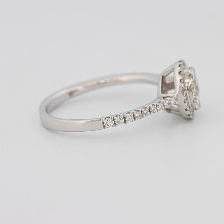 invisible round diamond ring - ZIZOV DIAMONDS