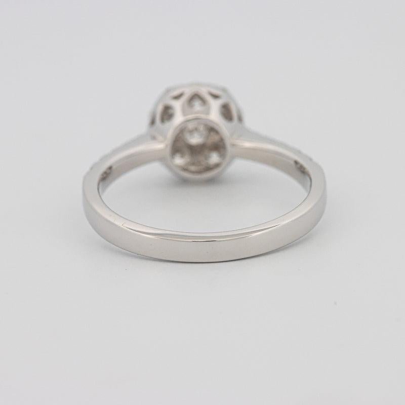 Invisible round diamond ring - ZIZOV DIAMONDS