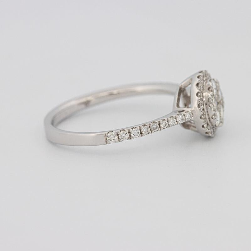 invisible round diamond ring - ZIZOV DIAMONDS