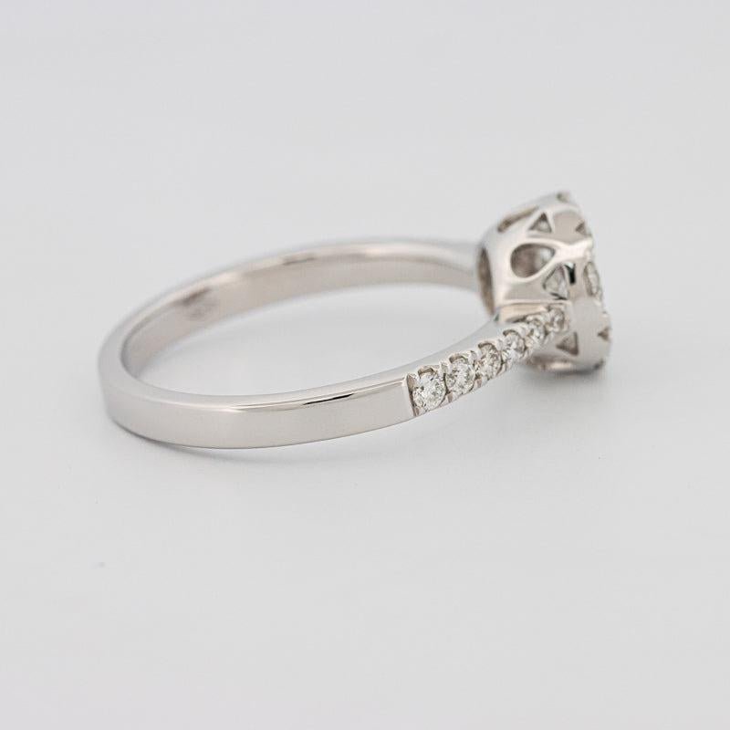 Invisible round diamond ring - ZIZOV DIAMONDS