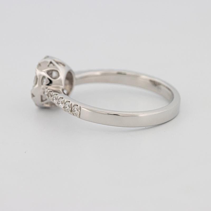 Invisible round diamond ring - ZIZOV DIAMONDS