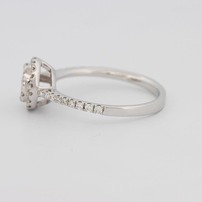 invisible round diamond ring - ZIZOV DIAMONDS