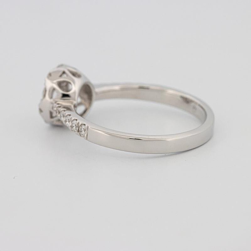 Invisible round diamond ring - ZIZOV DIAMONDS