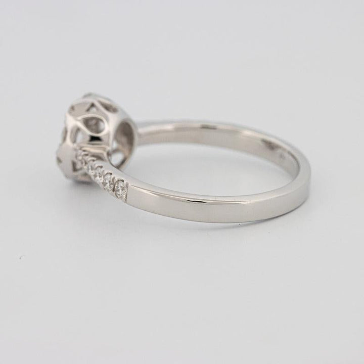 Invisible round diamond ring - ZIZOV DIAMONDS