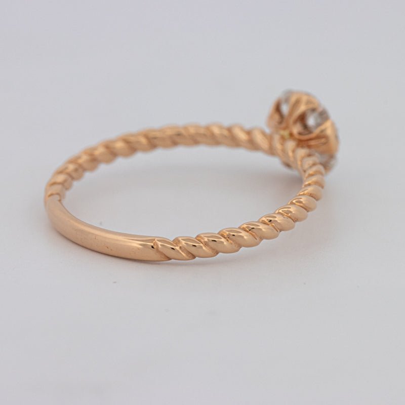 Invisible Round Solitaire Dot Ring - ZIZOV DIAMONDS