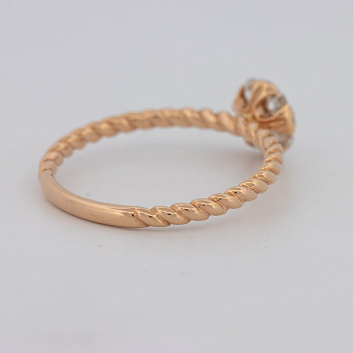 Invisible Round Solitaire Dot Ring - ZIZOV DIAMONDS