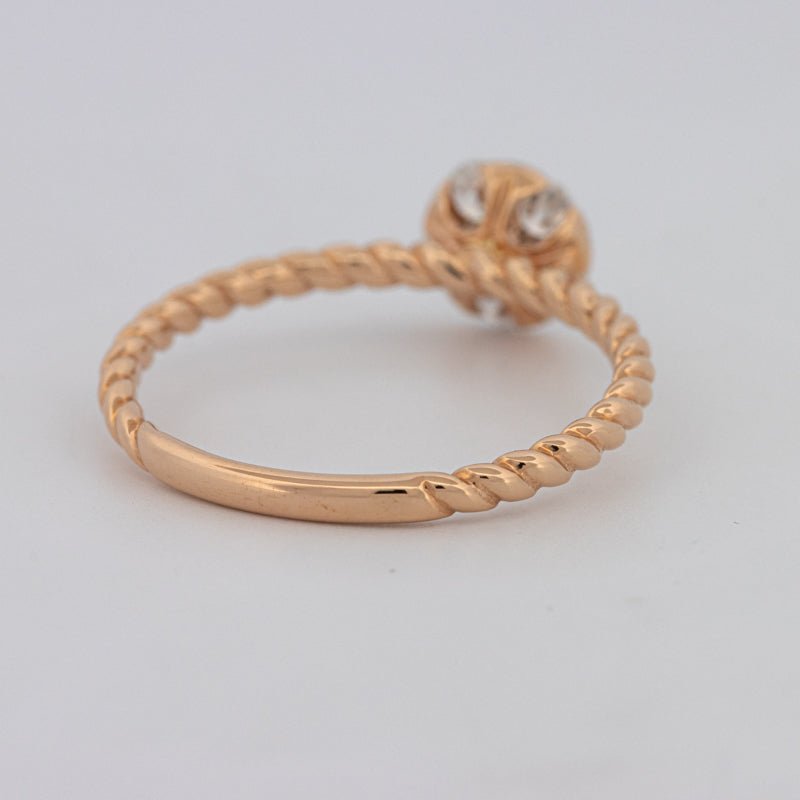 Invisible Round Solitaire Dot Ring - ZIZOV DIAMONDS