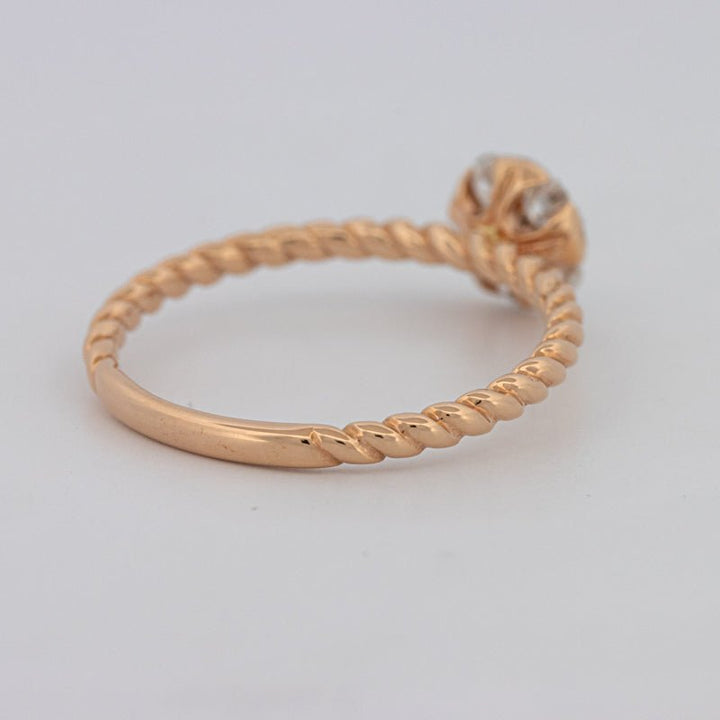 Invisible Round Solitaire Dot Ring - ZIZOV DIAMONDS