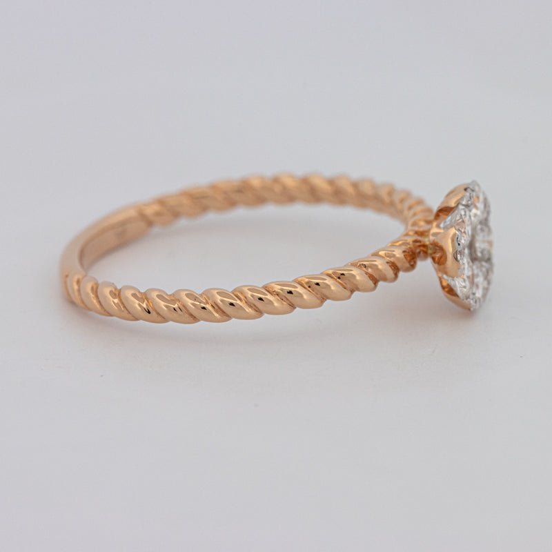 Invisible Round Solitaire Dot Ring - ZIZOV DIAMONDS