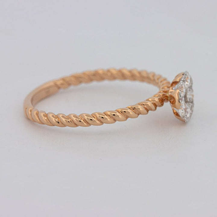 Invisible Round Solitaire Dot Ring - ZIZOV DIAMONDS