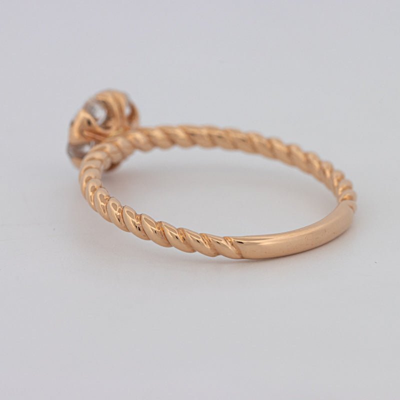 Invisible Round Solitaire Dot Ring - ZIZOV DIAMONDS