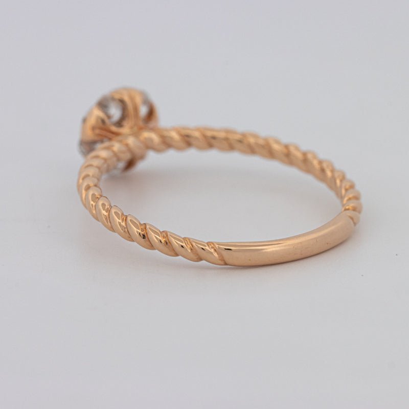 Invisible Round Solitaire Dot Ring - ZIZOV DIAMONDS