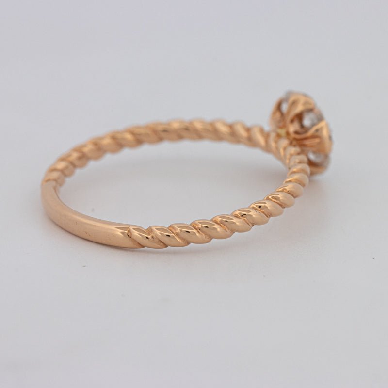 Invisible Round Solitaire Dot Ring - ZIZOV DIAMONDS