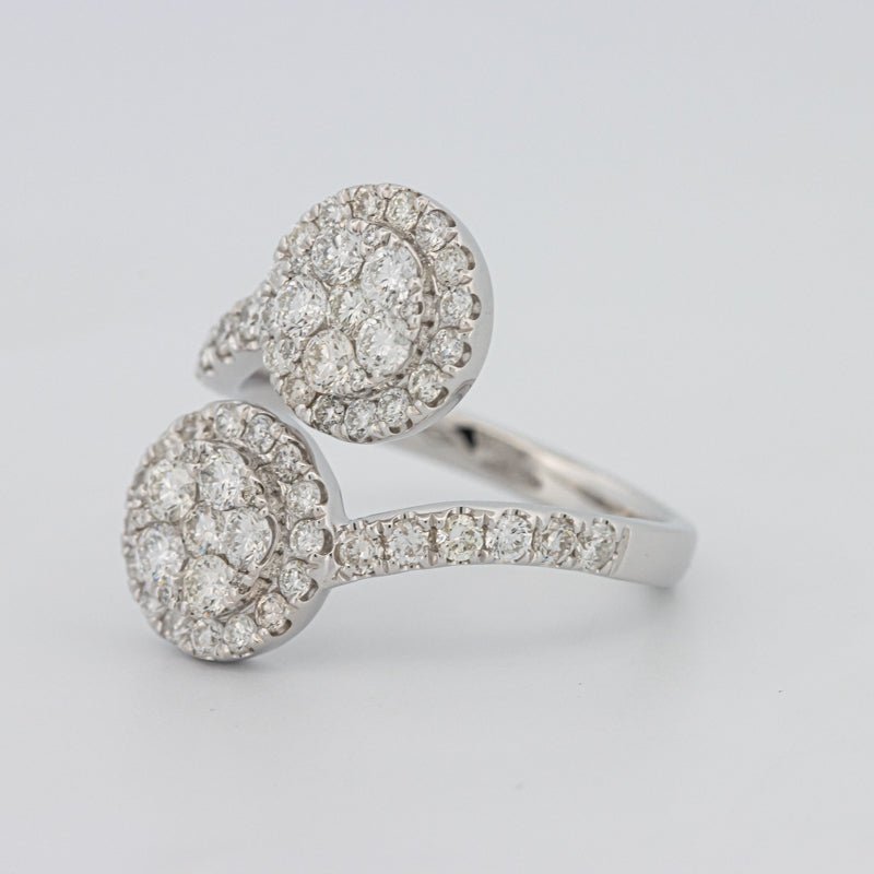 Invisible Round Twinny Ring - ZIZOV DIAMONDS