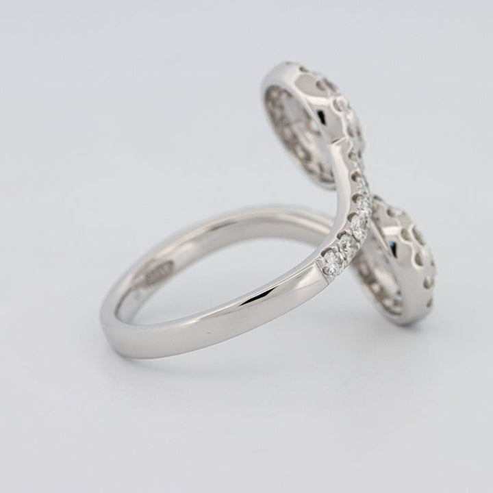Invisible Round Twinny Ring - ZIZOV DIAMONDS