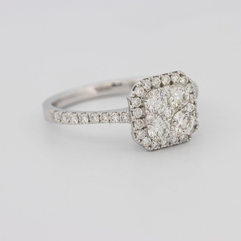 Invisible Square Diamond Ring - ZIZOV DIAMONDS