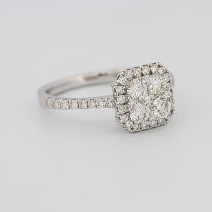 Invisible Square Diamond Ring - ZIZOV DIAMONDS