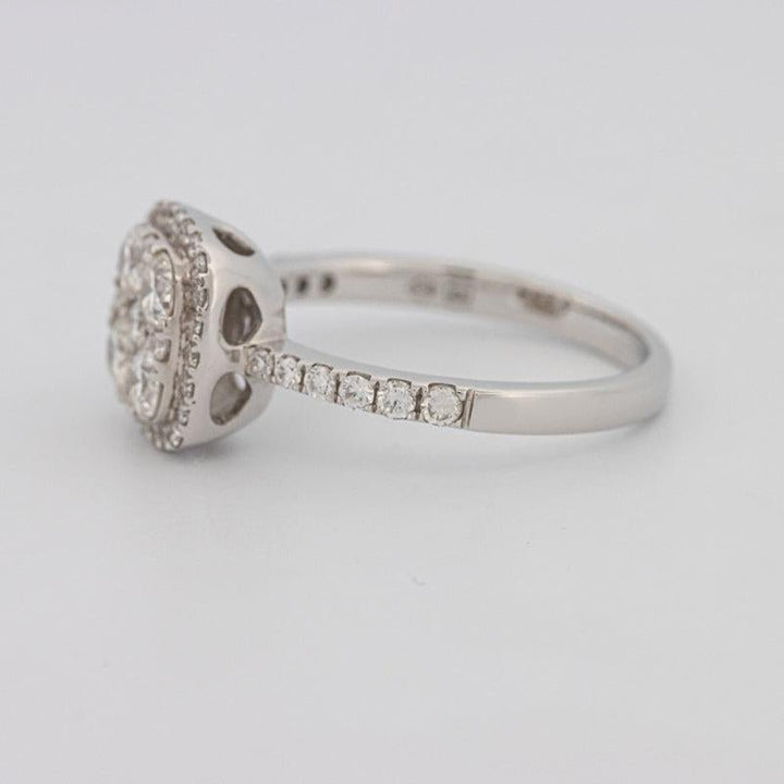 Invisible square diamond ring - ZIZOV DIAMONDS