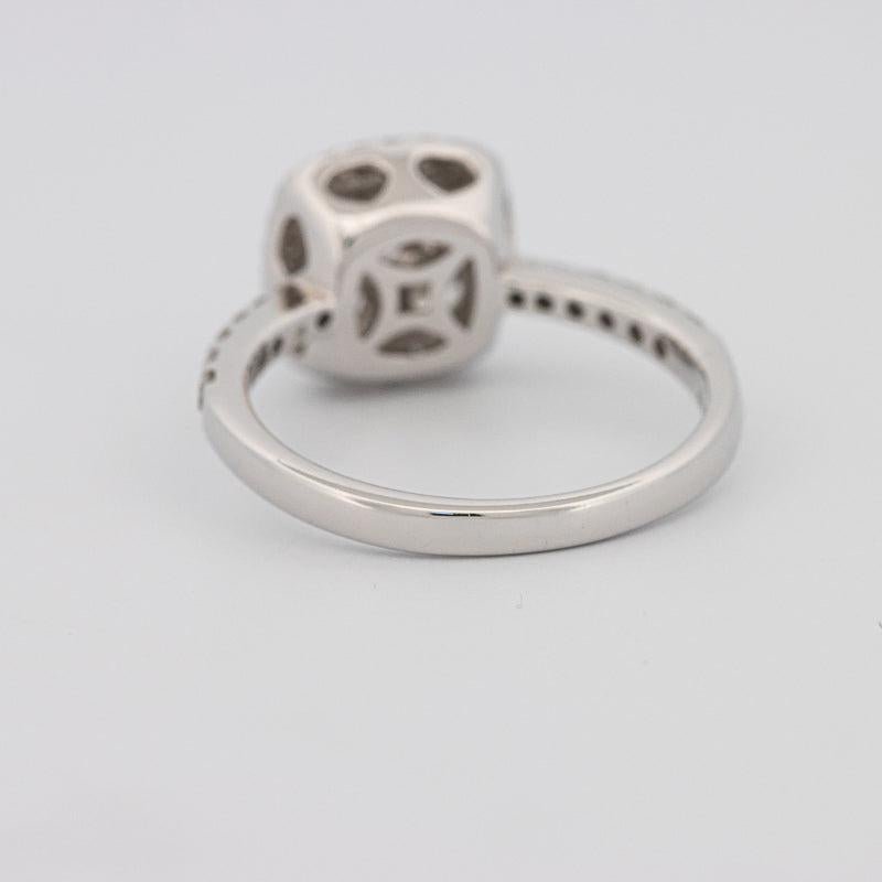 Invisible square diamond ring - ZIZOV DIAMONDS