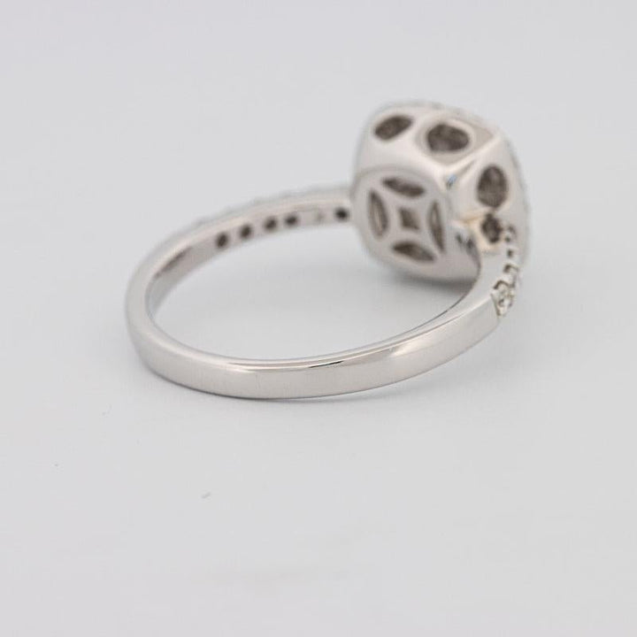 Invisible square diamond ring - ZIZOV DIAMONDS