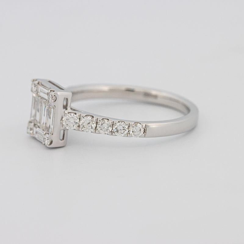 Invisible Square Diamond Ring - ZIZOV DIAMONDS