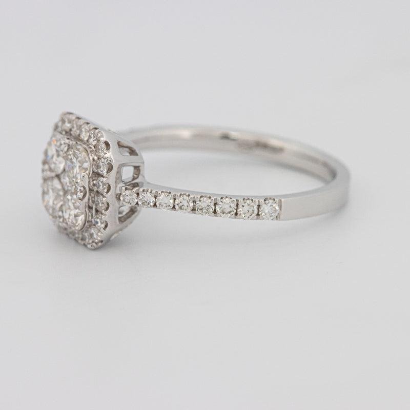 Invisible Square Diamond Ring - ZIZOV DIAMONDS