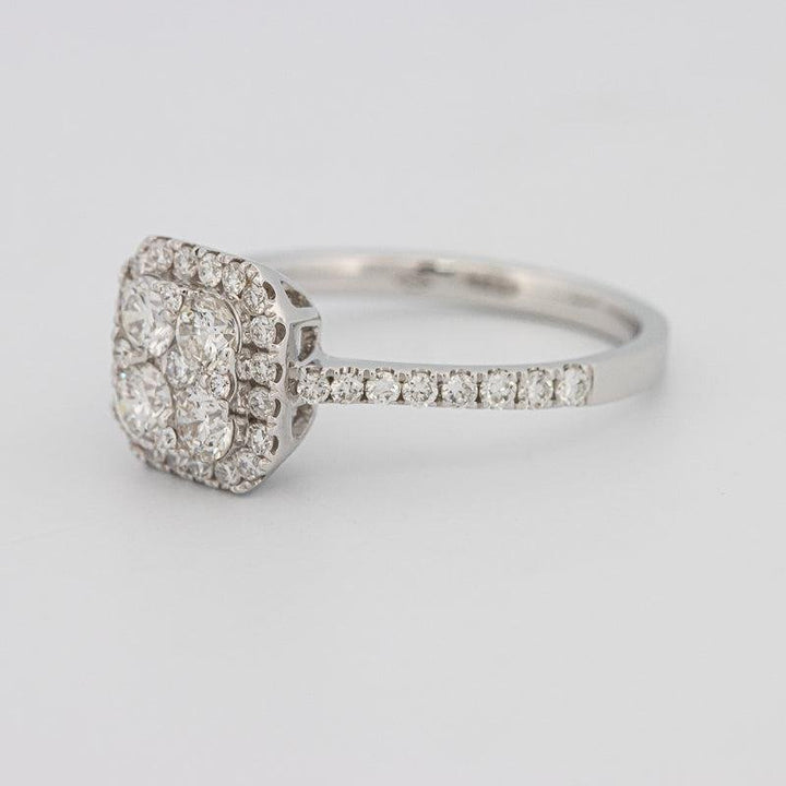 Invisible Square Diamond Ring - ZIZOV DIAMONDS