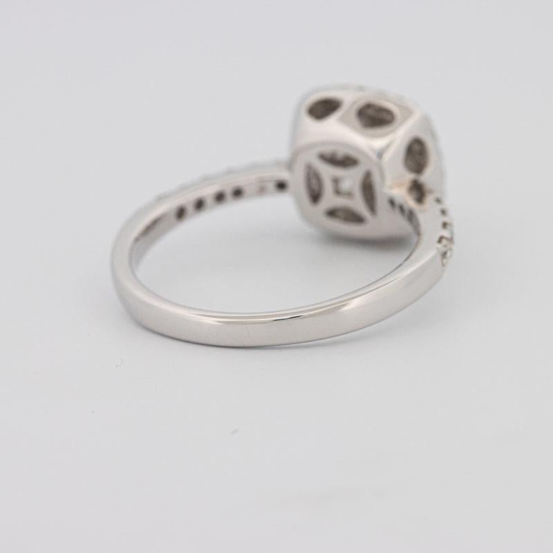 Invisible square diamond ring - ZIZOV DIAMONDS