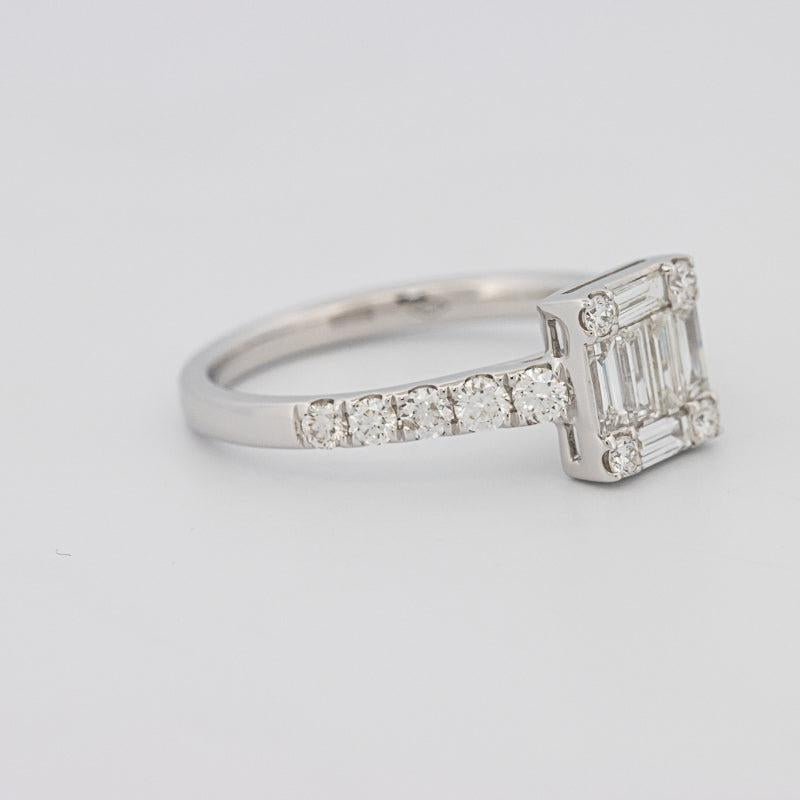 Invisible Square Diamond Ring - ZIZOV DIAMONDS