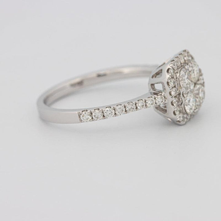 Invisible Square Diamond Ring - ZIZOV DIAMONDS