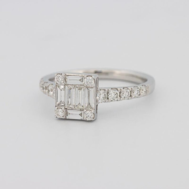 Invisible Square Diamond Ring - ZIZOV DIAMONDS
