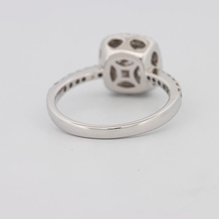 Invisible square diamond ring - ZIZOV DIAMONDS