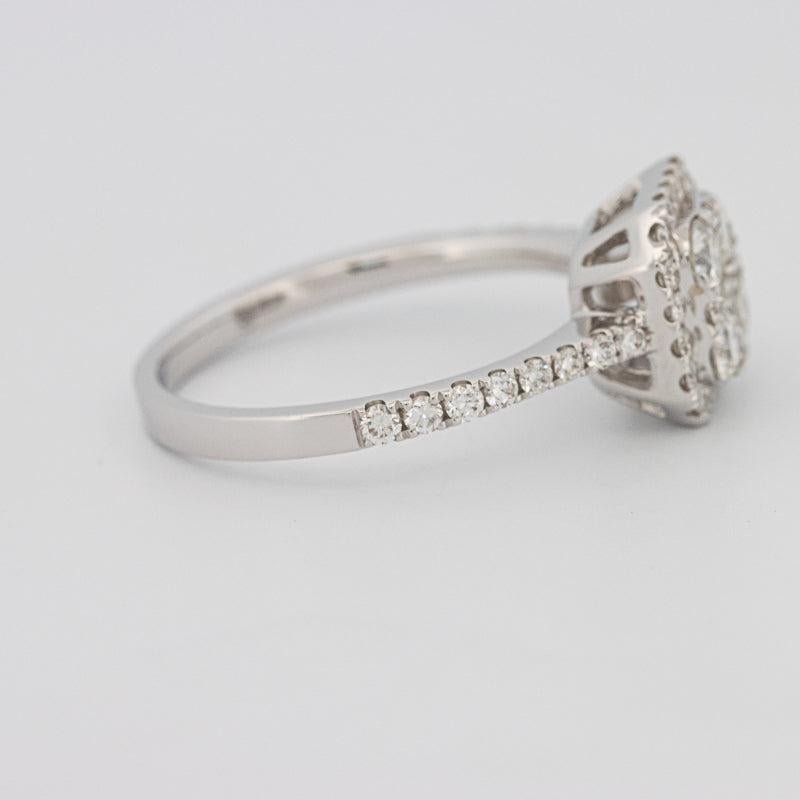 Invisible Square Diamond Ring - ZIZOV DIAMONDS