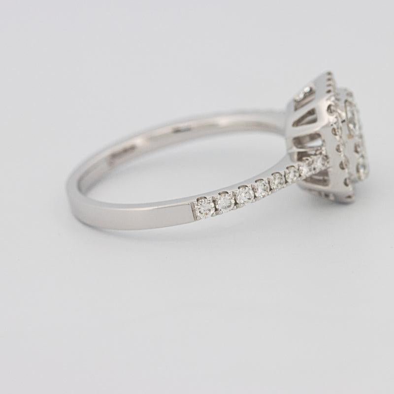 Invisible Square Diamond Ring - ZIZOV DIAMONDS