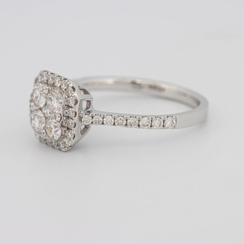 Invisible Square Diamond Ring - ZIZOV DIAMONDS