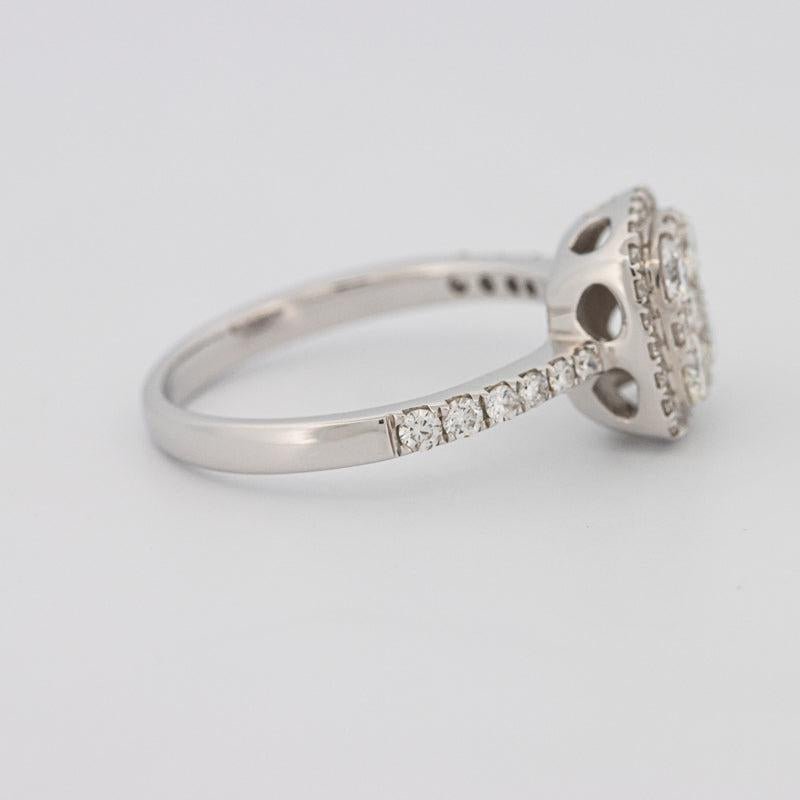 Invisible square diamond ring - ZIZOV DIAMONDS