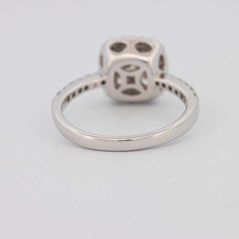 Invisible square diamond ring - ZIZOV DIAMONDS