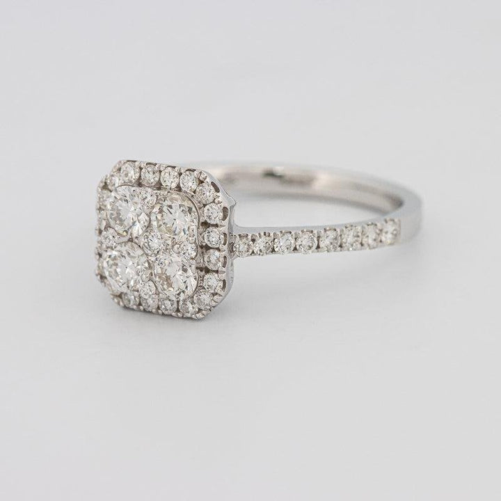 Invisible Square Diamond Ring - ZIZOV DIAMONDS