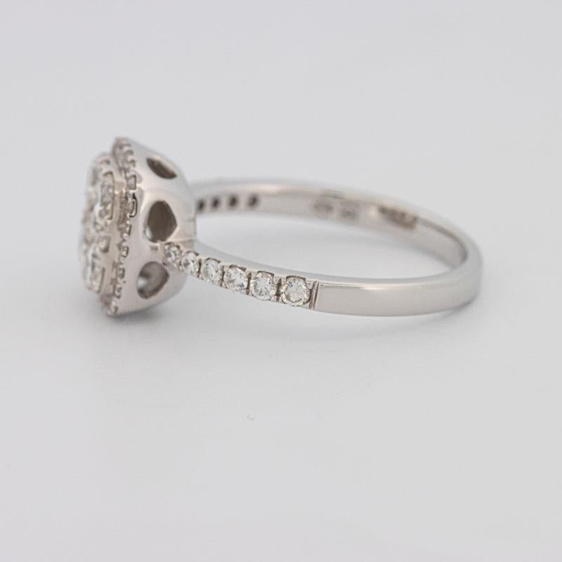 Invisible square diamond ring - ZIZOV DIAMONDS