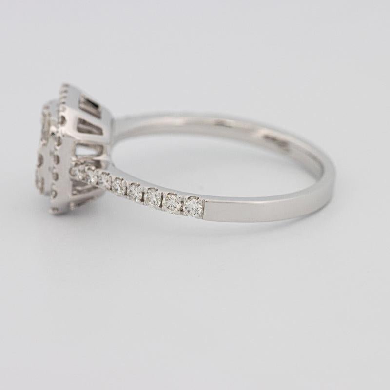 Invisible Square Diamond Ring - ZIZOV DIAMONDS