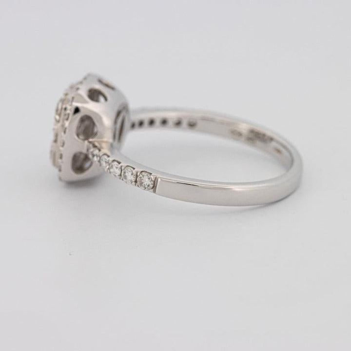 Invisible square diamond ring - ZIZOV DIAMONDS