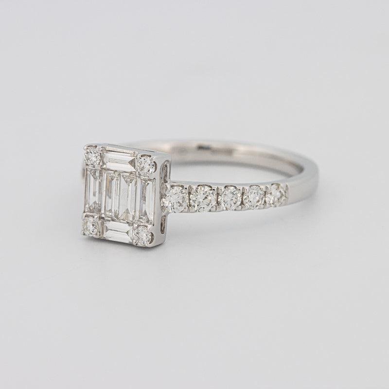 Invisible Square Diamond Ring - ZIZOV DIAMONDS