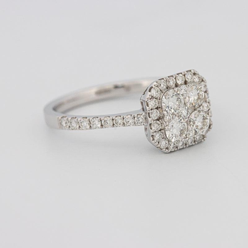 Invisible Square Diamond Ring - ZIZOV DIAMONDS