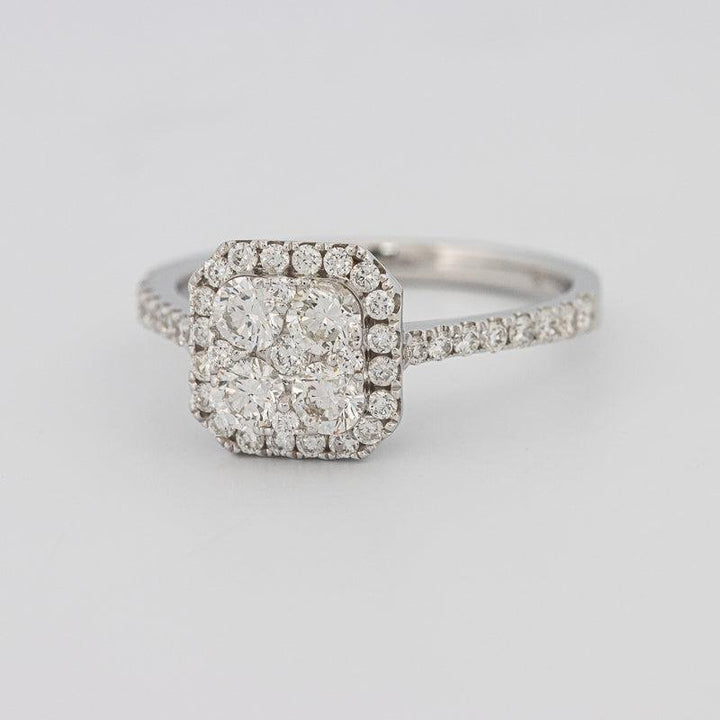 Invisible Square Diamond Ring - ZIZOV DIAMONDS