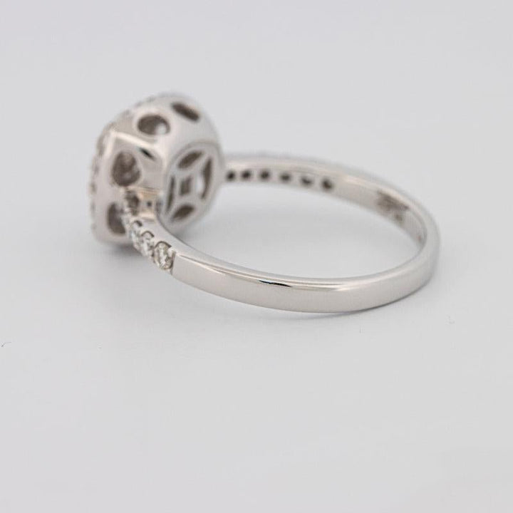 Invisible square diamond ring - ZIZOV DIAMONDS